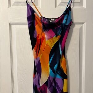 Vibrant Multicolor Women's Mini Dress